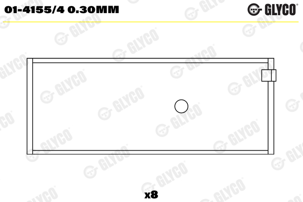 guoliai dideliu galu - 01-4155/4 0.30MM GLYCO