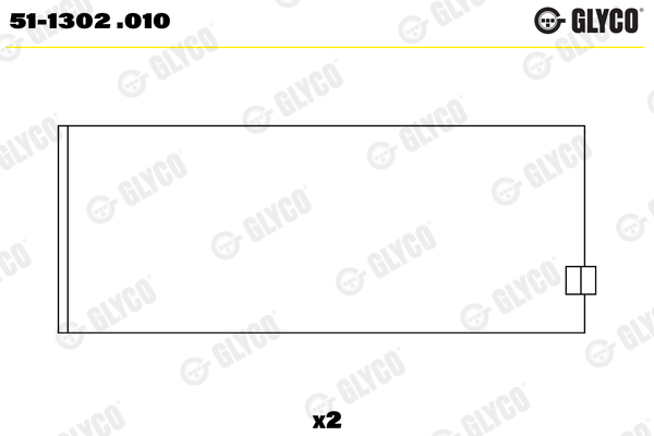 Big End Bearings - 51-1302 .010 GLYCO