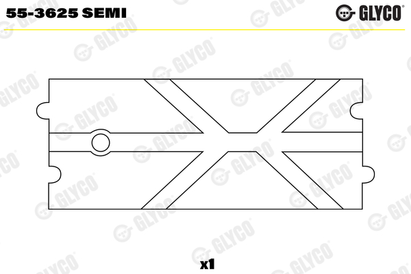 Small End Bushes, connecting rod - 55-3625 SEMI GLYCO