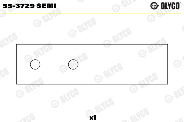Small End Bushes, connecting rod - 55-3729 SEMI GLYCO