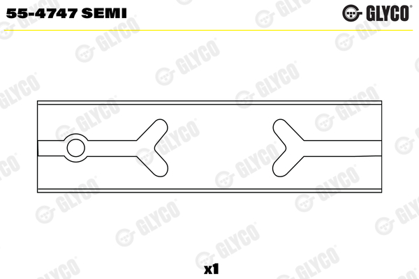 Small End Bushes, connecting rod - 55-4747 SEMI GLYCO