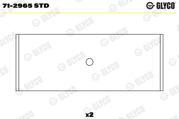 Big End Bearings - 71-2965 STD GLYCO