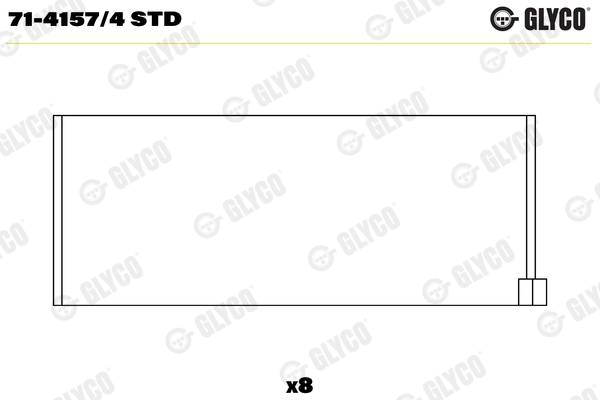 guoliai dideliu galu - 71-4157/4 STD GLYCO