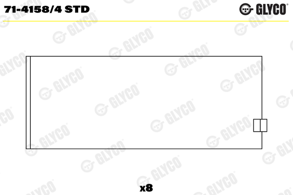 guoliai dideliu galu - 71-4158/4 STD GLYCO