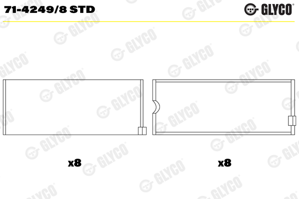 guoliai dideliu galu - 71-4249/8 STD GLYCO