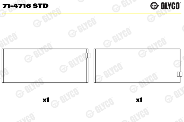 guoliai dideliu galu - 71-4716 STD GLYCO
