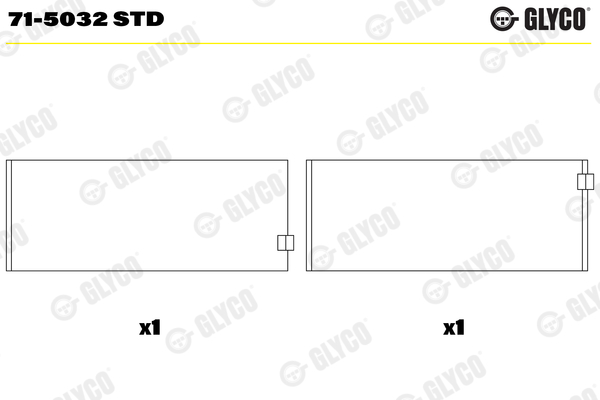 guoliai dideliu galu - 71-5032 STD GLYCO