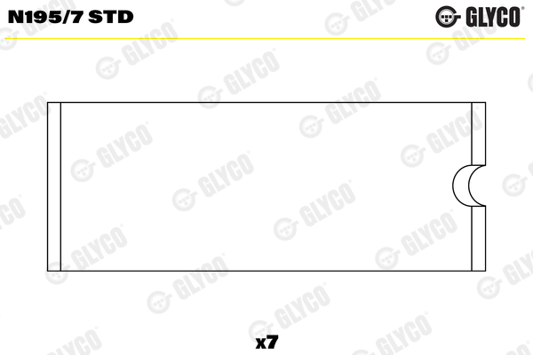 Camshaft Bushes - N195/7 STD GLYCO