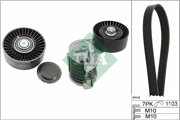 V-Ribbed Belt Set - 529 0049 10 Schaeffler INA