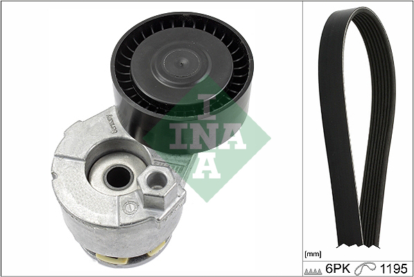 V-Ribbed Belt Set - 529 0117 10 Schaeffler INA