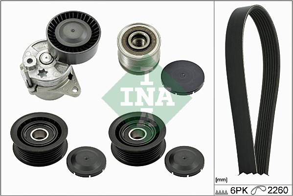 V-Ribbed Belt Set - 529 0115 22 Schaeffler INA