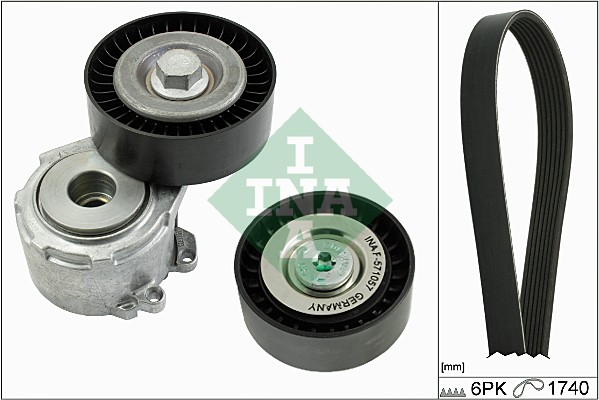 V-Ribbed Belt Set - 529 0158 10 Schaeffler INA
