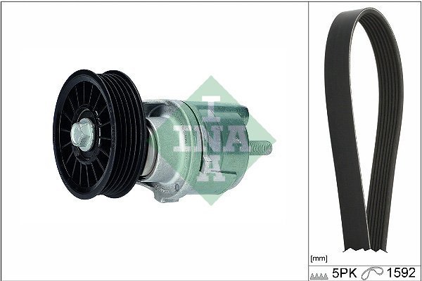 V-Ribbed Belt Set - 529 0161 10 Schaeffler INA