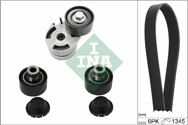 V-Ribbed Belt Set - 529 0186 10 Schaeffler INA