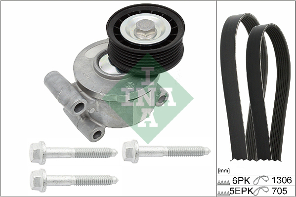 V-Ribbed Belt Set - 529 0192 10 Schaeffler INA