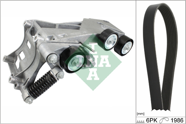 V-Ribbed Belt Set - 529 0233 10 Schaeffler INA