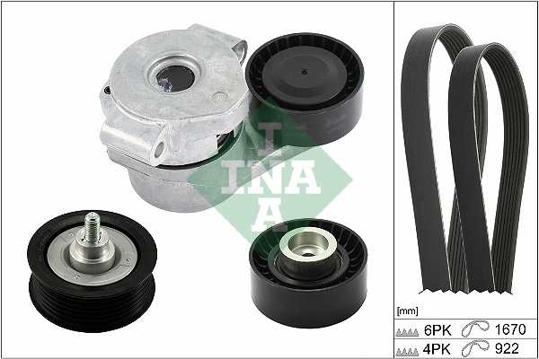 Kit Cinghie Poly-V - 529 0301 10 Schaeffler INA