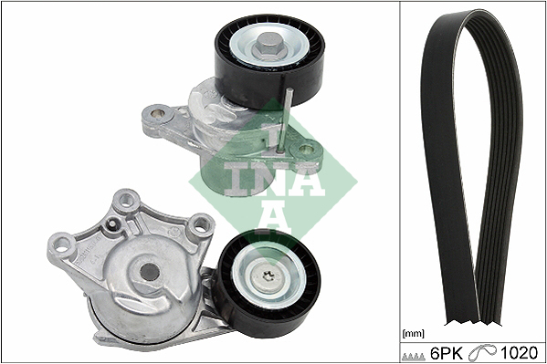 V-Ribbed Belt Set - 529 0323 10 Schaeffler INA
