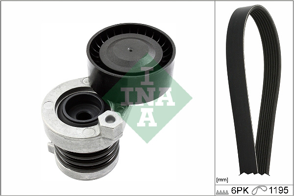 V-Ribbed Belt Set - 529 0339 10 Schaeffler INA