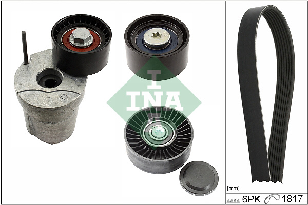 V-Ribbed Belt Set - 529 0368 10 Schaeffler INA