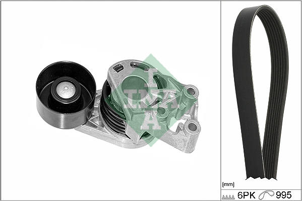 V-Ribbed Belt Set - 529 0378 10 Schaeffler INA