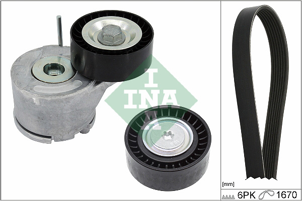 Kit Cinghie Poly-V - 529 0380 10 Schaeffler INA