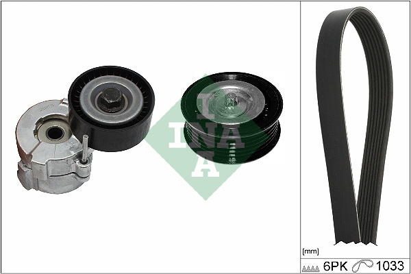 Поликлиновой ременный комплект - 529 0418 10 Schaeffler INA