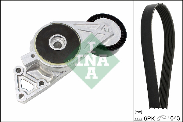 V-Ribbed Belt Set - 529 0429 10 Schaeffler INA