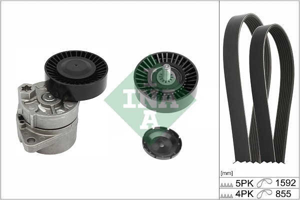 Kit Cinghie Poly-V - 529 0439 10 Schaeffler INA
