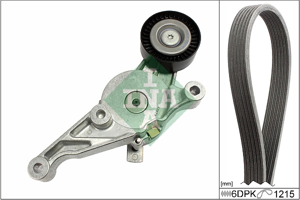 V formos rumbuotas diržas, komplektas - 529 0462 10 Schaeffler INA