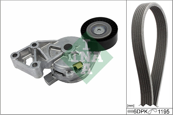 Поликлиновой ременный комплект - 529 0465 10 Schaeffler INA