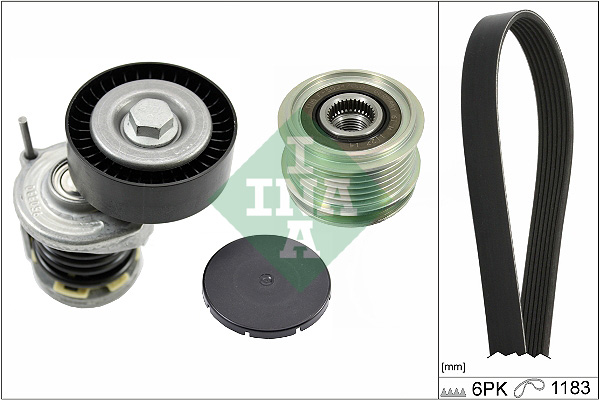 Kit Cinghie Poly-V - 529 0466 20 Schaeffler INA