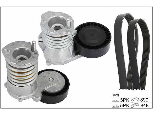 Kit Cinghie Poly-V - 529 0477 10 Schaeffler INA