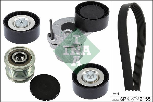 V-Ribbed Belt Set - 529 0479 20 Schaeffler INA
