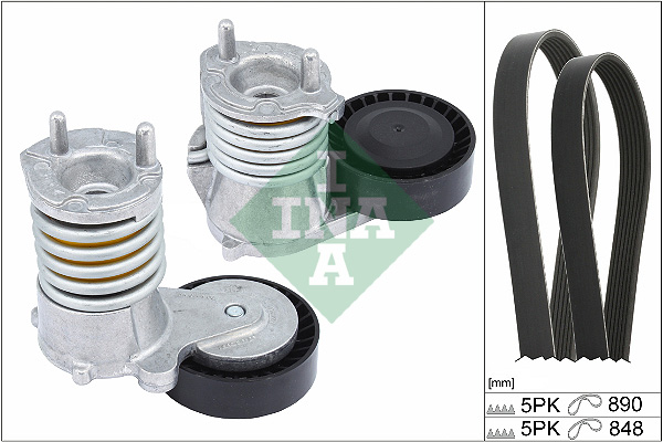 Kit Cinghie Poly-V - 529 0490 10 Schaeffler INA