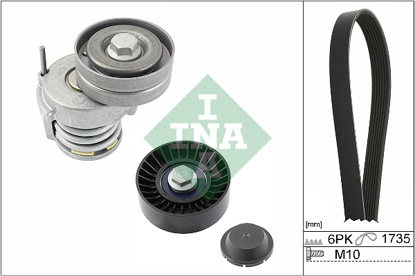 V-Ribbed Belt Set - 529 0505 10 Schaeffler INA