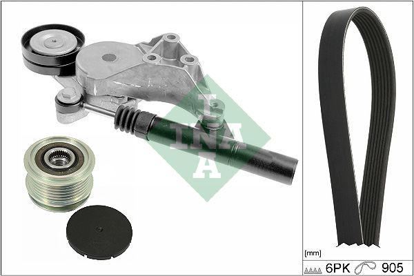 V-Ribbed Belt Set - 529 0513 20 Schaeffler INA