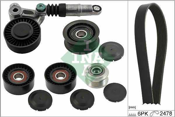 V-Ribbed Belt Set - 529 0520 20 Schaeffler INA