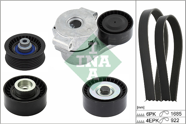 V-Ribbed Belt Set - 529 0526 10 Schaeffler INA