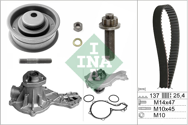 Water Pump & Timing Belt Set - 530 0003 30 Schaeffler INA