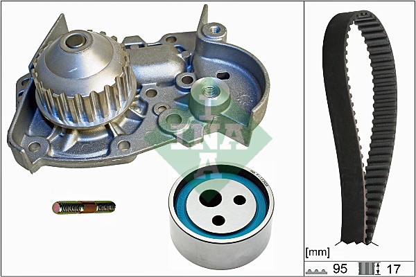 Water Pump & Timing Belt Set - 530 0018 31 Schaeffler INA