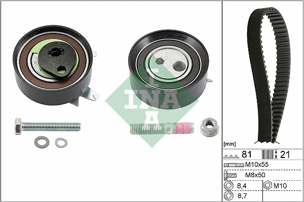 Timing Belt Set - 530 0062 10 Schaeffler INA