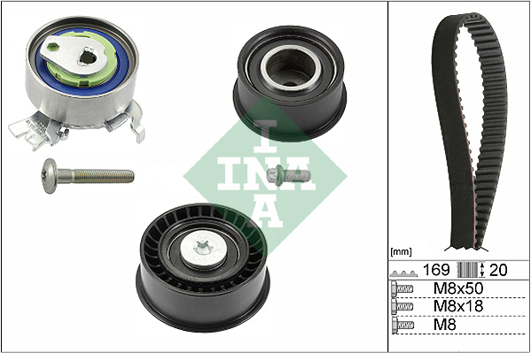 Kit cinghie dentate - 530 0078 10 Schaeffler INA