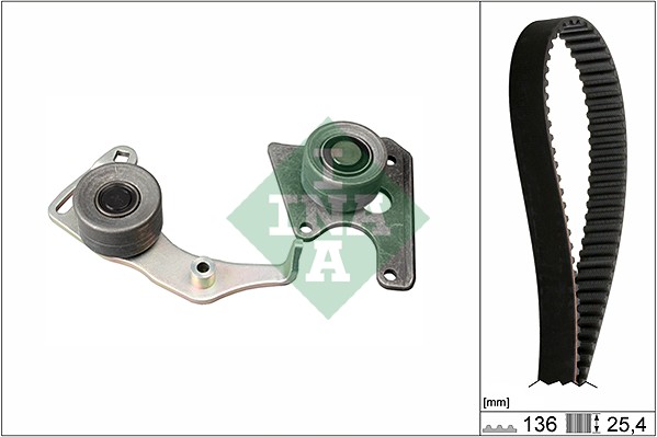 paskirstymo diržo komplektas - 530 0096 10 Schaeffler INA
