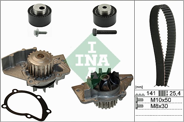 Pompa acqua + Kit cinghie dentate - 530 0111 30 Schaeffler INA