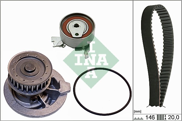 Water Pump & Timing Belt Set - 530 0147 30 Schaeffler INA