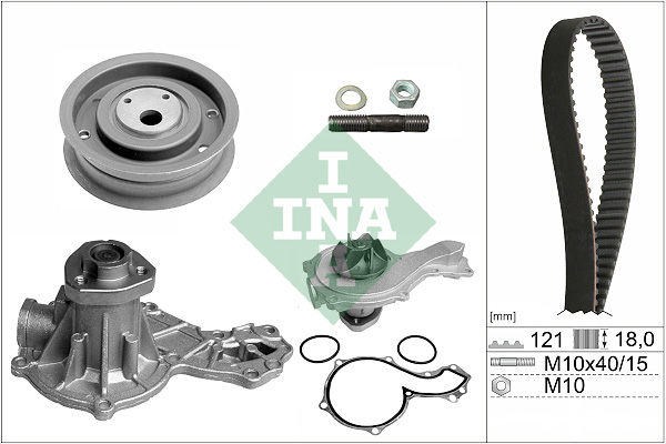 Water Pump & Timing Belt Set - 530 0162 30 Schaeffler INA