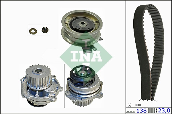 Water Pump & Timing Belt Set - 530 0171 31 Schaeffler INA