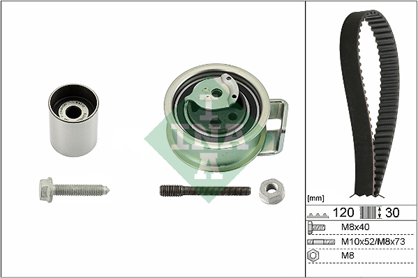 Kit cinghie dentate - 530 0176 10 Schaeffler INA