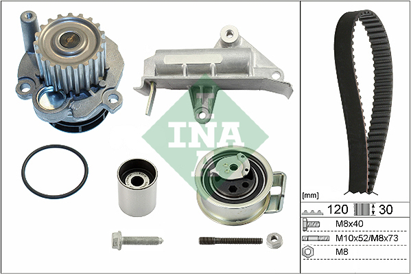 Water Pump & Timing Belt Set - 530 0177 30 Schaeffler INA